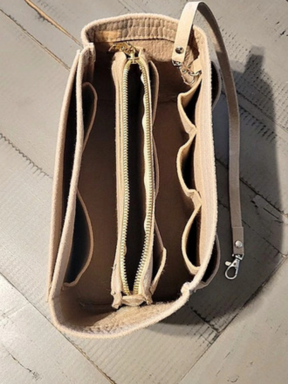 Medium Purse Organizer Insert with Strap